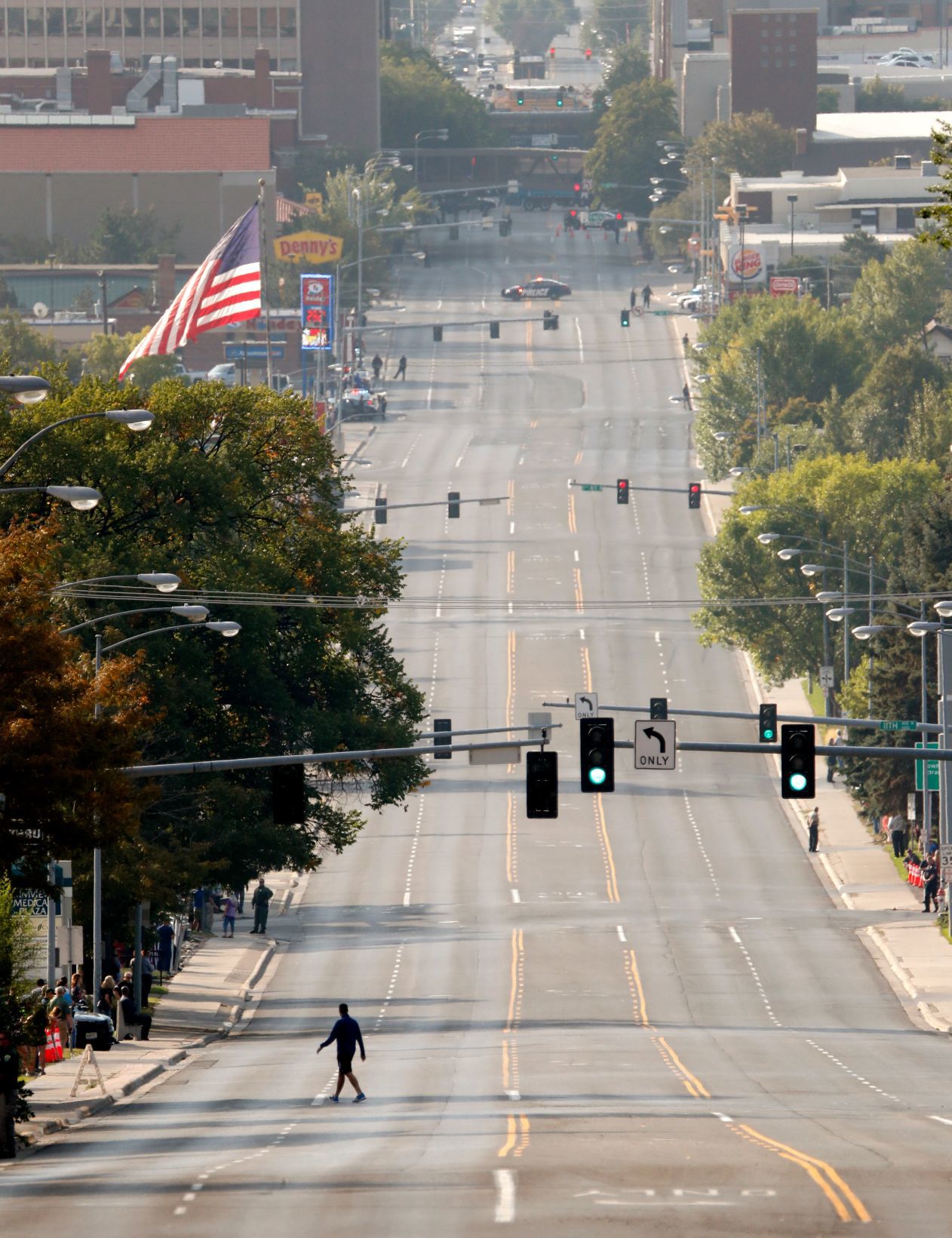 The Presidential motorcade